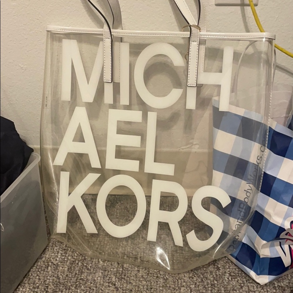 Clear Michael Kors Tote